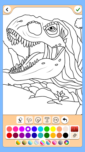 Dino Coloring Game screenshot 12