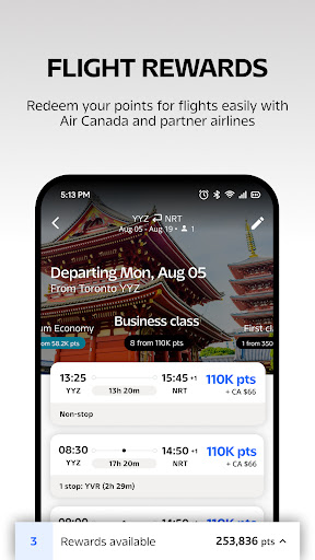 Air Canada + Aeroplan screenshot 6