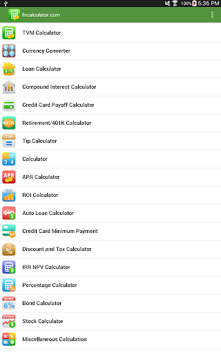 Financial Calculators Pro screenshot 8