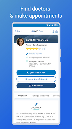 WebMD: Symptom Checker screenshot 1