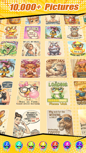 Meme Color By Number Game screenshot 5