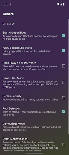 Orbot: Tor for Android screenshot 5