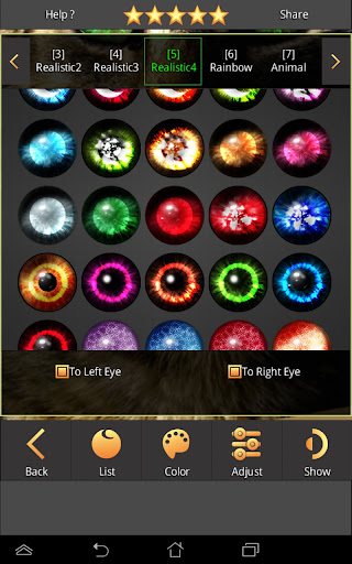 FoxEyes - Change Eye Color screenshot 3