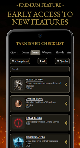 Tarnished Checklist Premium screenshot 9