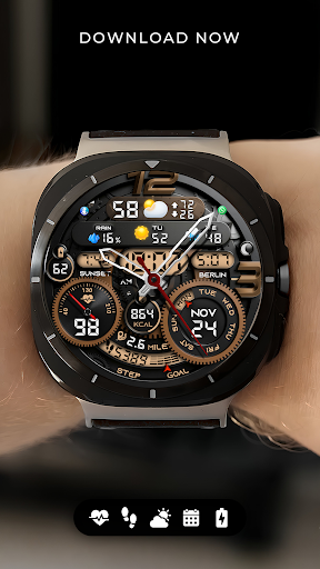PER32 Ultra Hybrid Watch Face screenshot 2