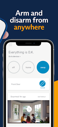 SimpliSafe Home Security App screenshot 1