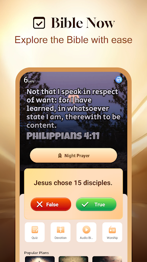 Holy Bible Time-Verses&Audio screenshot 1