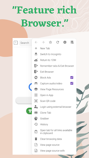 1DM+: Browser & Video Download screenshot 1