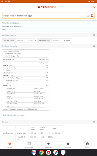WolframAlpha Classic screenshot 5