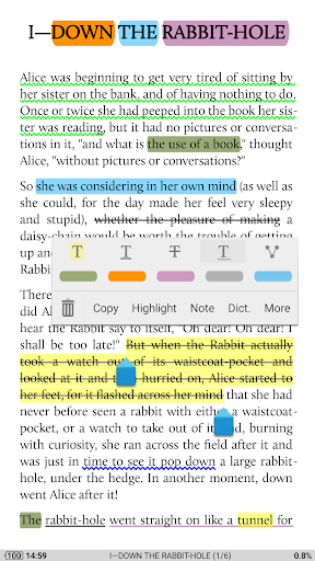 Moon+ Reader Pro screenshot 1