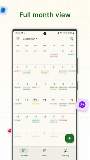 Holiday Calendar screenshot 1