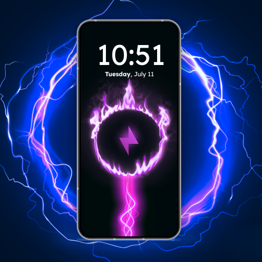 3D Battery Charging Animation