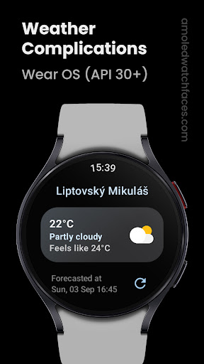 Weather Complications: Wear OS screenshot 3