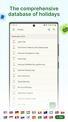 Holiday Calendar screenshot 3