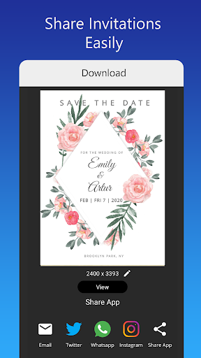 Invitation card Maker, Design screenshot 4