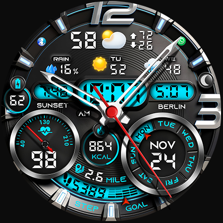 PER32 Ultra Hybrid Watch Face screenshot 47