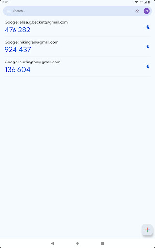 Google Authenticator screenshot 9