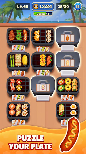 Grill Match - Food Sort Puzzle screenshot 2