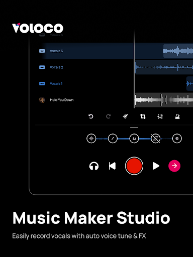 Voloco: Auto Vocal Tune Studio screenshot 4