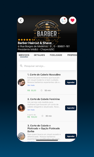 AppBarber: Cliente screenshot 2