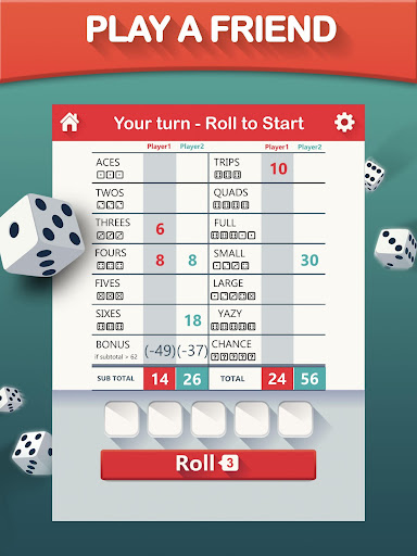 Yazy the yatzy dice game screenshot 5