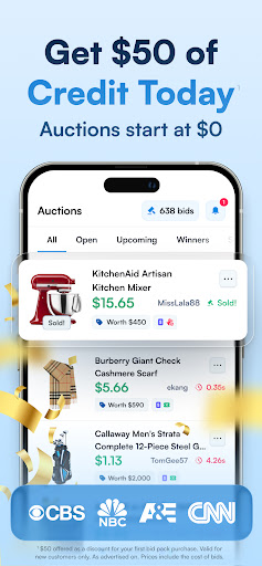 DealDash - Bid & Save Auctions screenshot 1