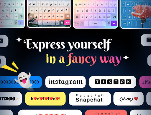 Fonts Keyboard Themes & Emoji screenshot 3