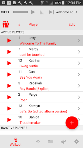 Walkout Song DJ screenshot 1
