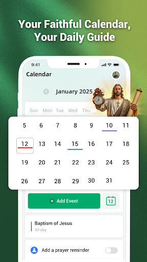 Pray Alarm, Calendar & Bible screenshot 4