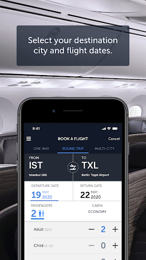 Turkish Airlines Flight Ticket screenshot 3