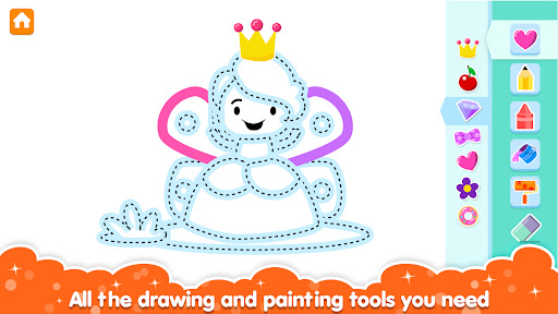 Coloring and Drawing For Girls screenshot 1