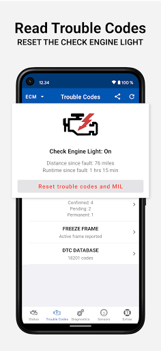 OBD Auto Doctor car scanner screenshot 1