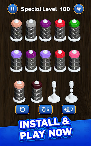 Nut Sort Puzzle - Color Sort screenshot 8