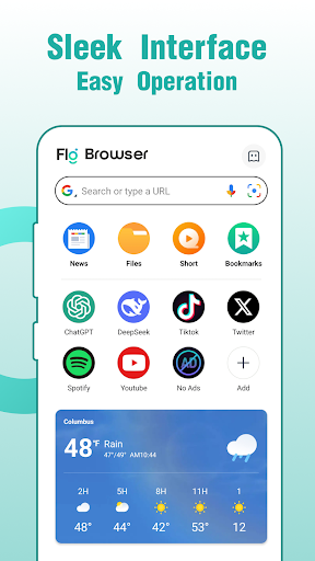 Fly Browser-Search & Private screenshot 2