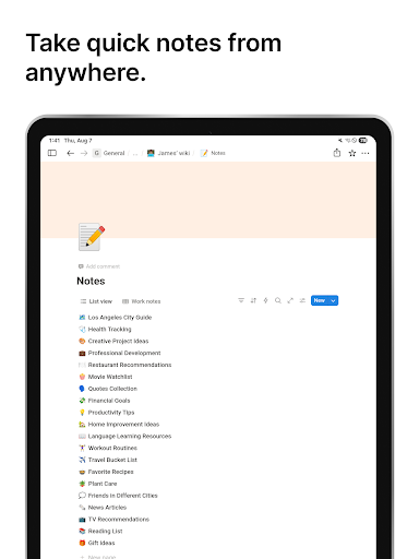 Notion: Notes, Tasks, AI screenshot 20