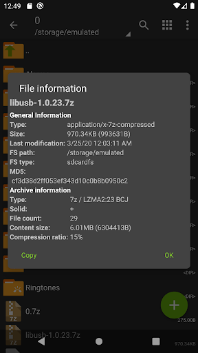 ZArchiver screenshot 9