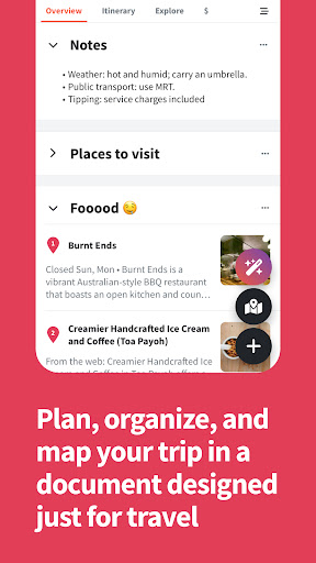 Wanderlog - Trip Planner App screenshot 1