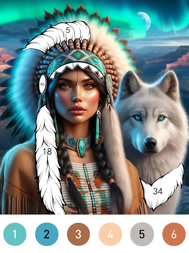 Fantasy Color By Number Game screenshot 12