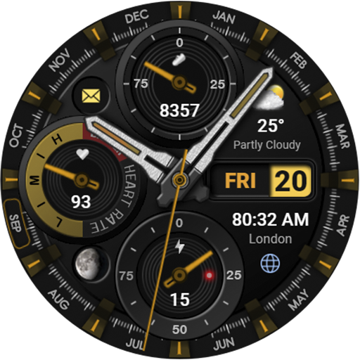 WFP 339 Ultra watch face screenshot 15