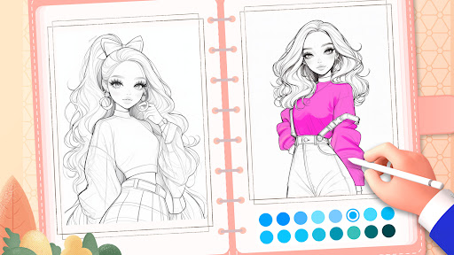 Doll Color: Princess Coloring screenshot 4