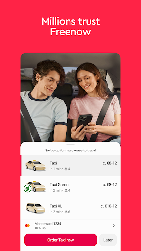 Freenow by Lyft - taxi & more screenshot 1
