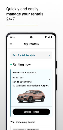 Hertz Rent-a-Car screenshot 1
