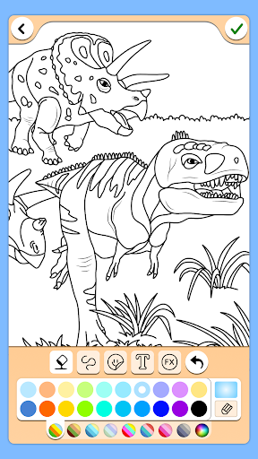 Dino Coloring Game screenshot 1