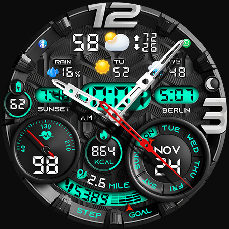 PER32 Ultra Hybrid Watch Face screenshot 26