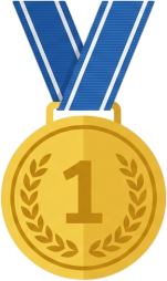 Rank 1 medal