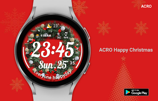 ACRO Happy Christmas Watchface screenshot 3