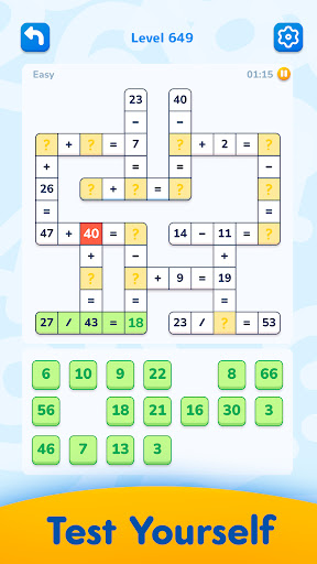 Math Crossword — Number puzzle screenshot 22