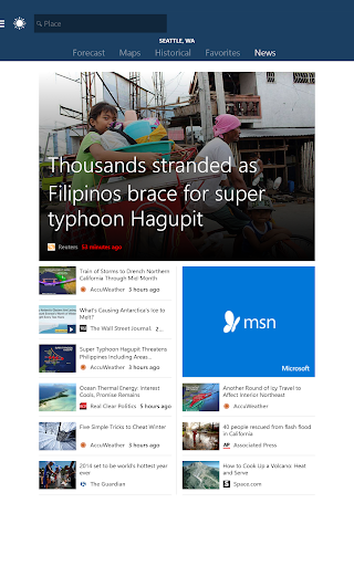 MSN Weather - Forecast & Maps screenshot 16