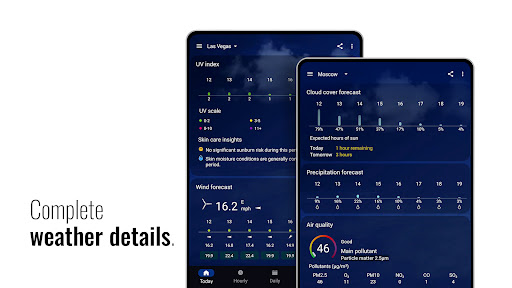 Transparent clock and weather screenshot 9