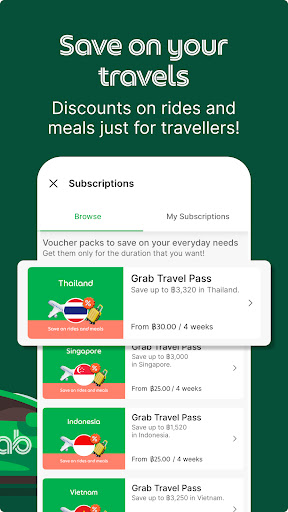 Grab - Taxi & Food Delivery screenshot 2